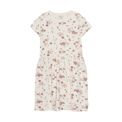 Celavi Klänning i Bambu - Blommor - Rose Cloud - Klänning - MamaMilla