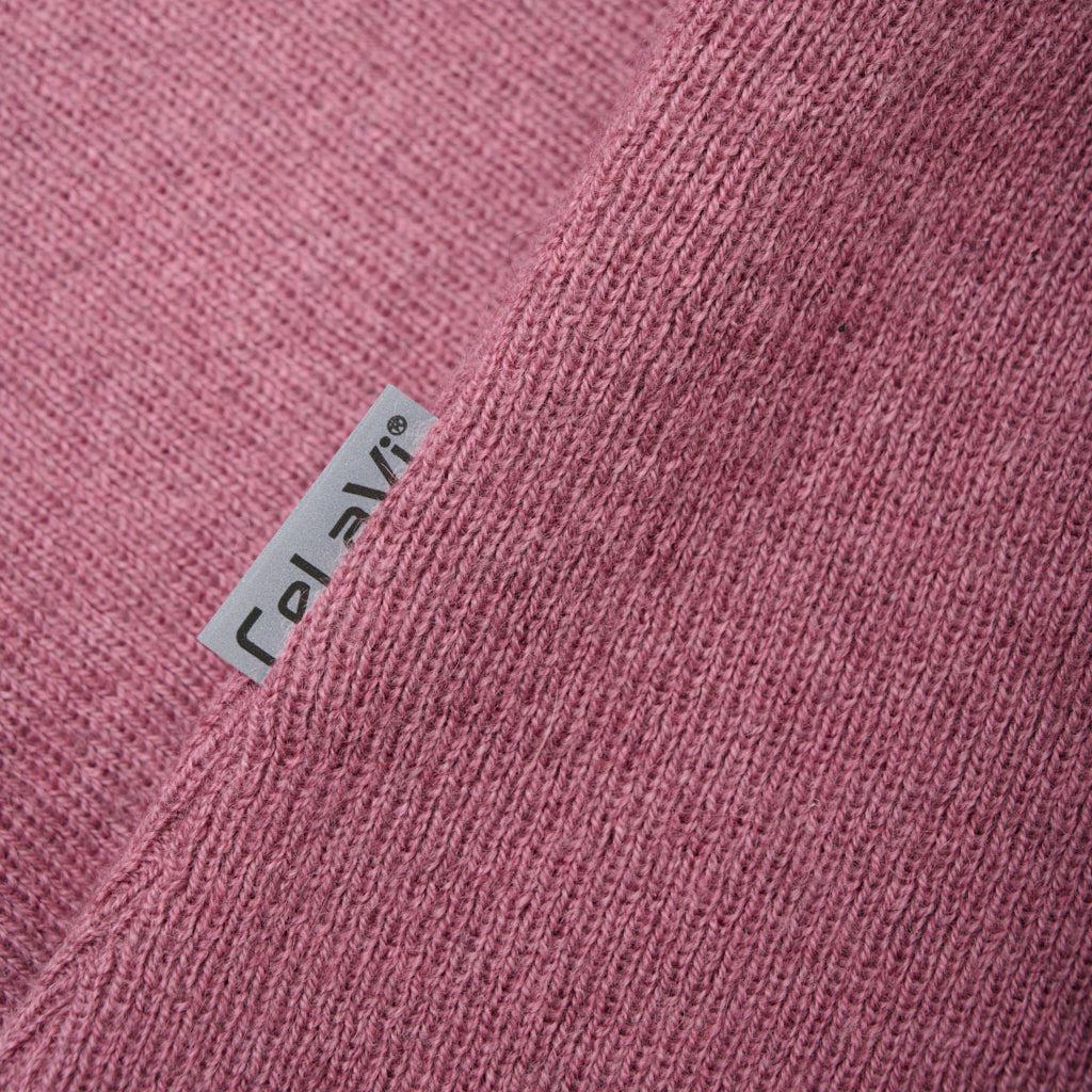 CeLaVi elefanthatt med ull - Mellow Mauve Melange - ullhatt - MamaMilla