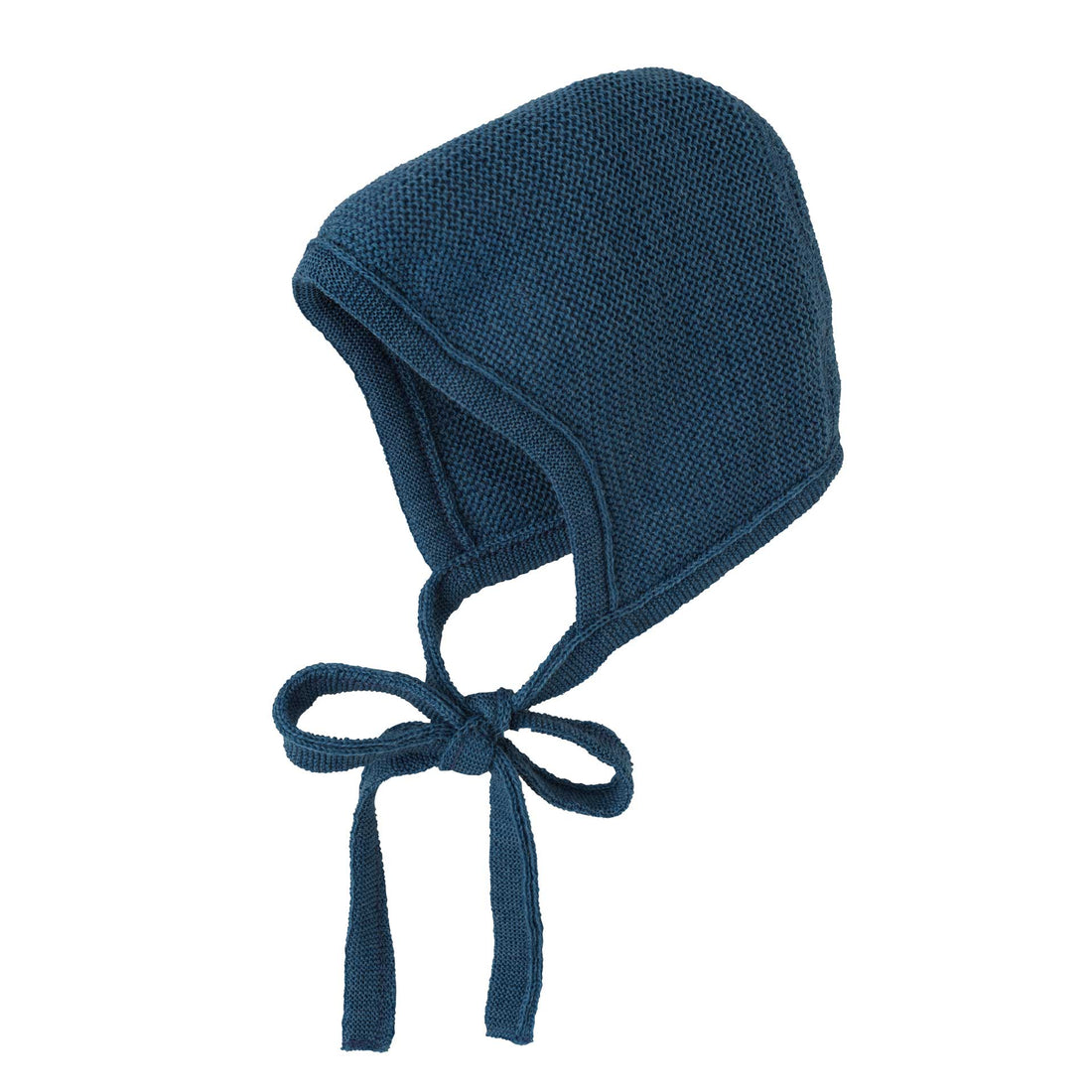 Stickad babymössa i merinoull – Dove blue – Disana ekologiska babykläder