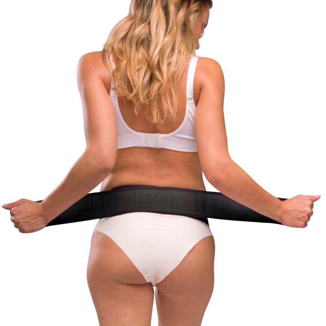 Carriwell støttebælte til gravid - Justerbar belly binder - Sort - Graviditetstøj - MamaMilla