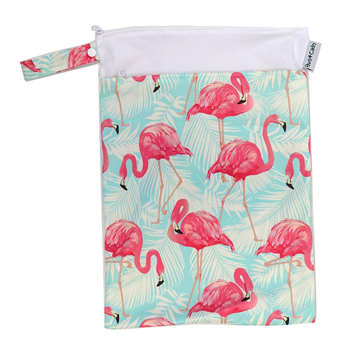 avo+cado Wetbag Medium med två fack - Flamingo - Wetbag medium - MamaMilla