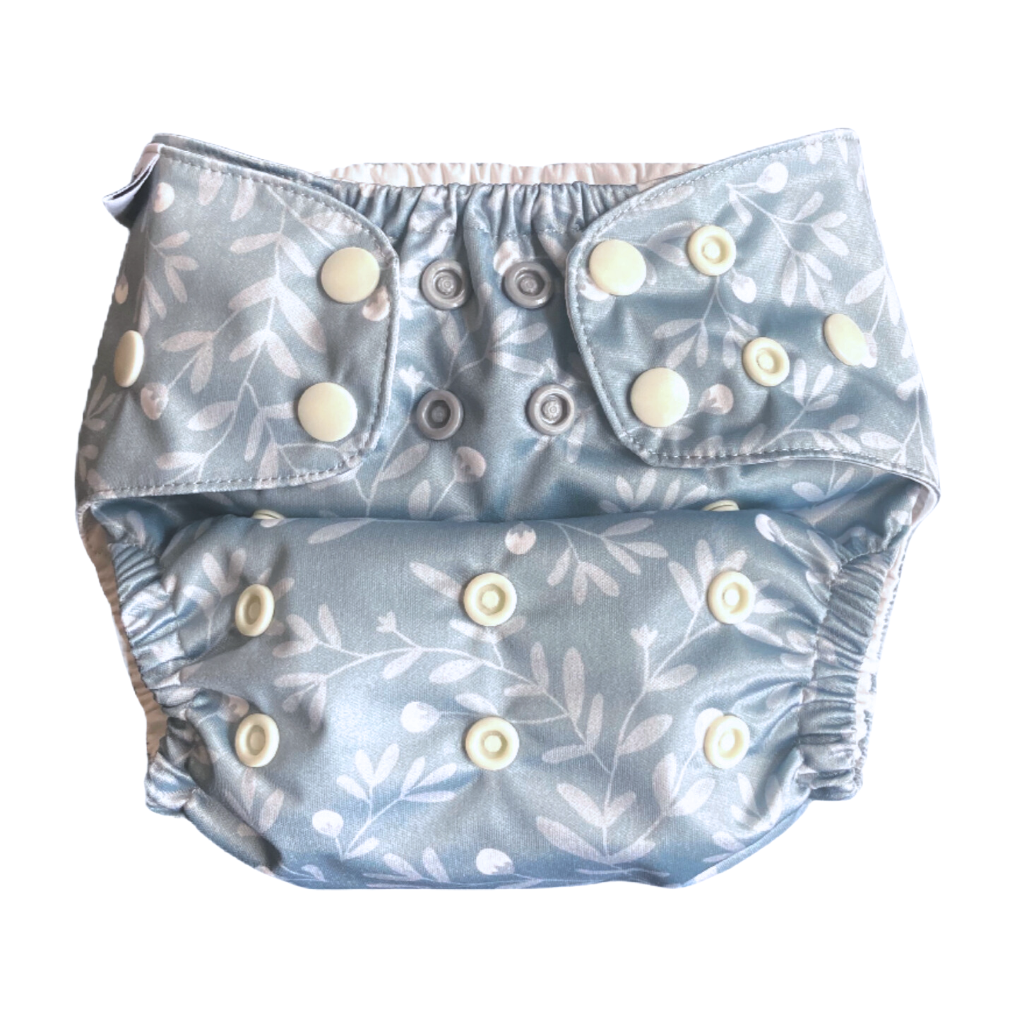 Svenska Skogen | Fickblöja | Smal 3-15kg: Humleblommor beige / Inga inlägg - - MamaMilla