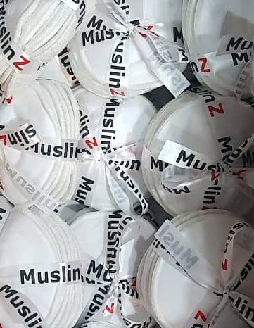 MuslinZ Amningsinlägg i bambu/bomullsfrotté 11 cm - 3 par - Amningsinlägg (återanvändbara) - MamaMilla