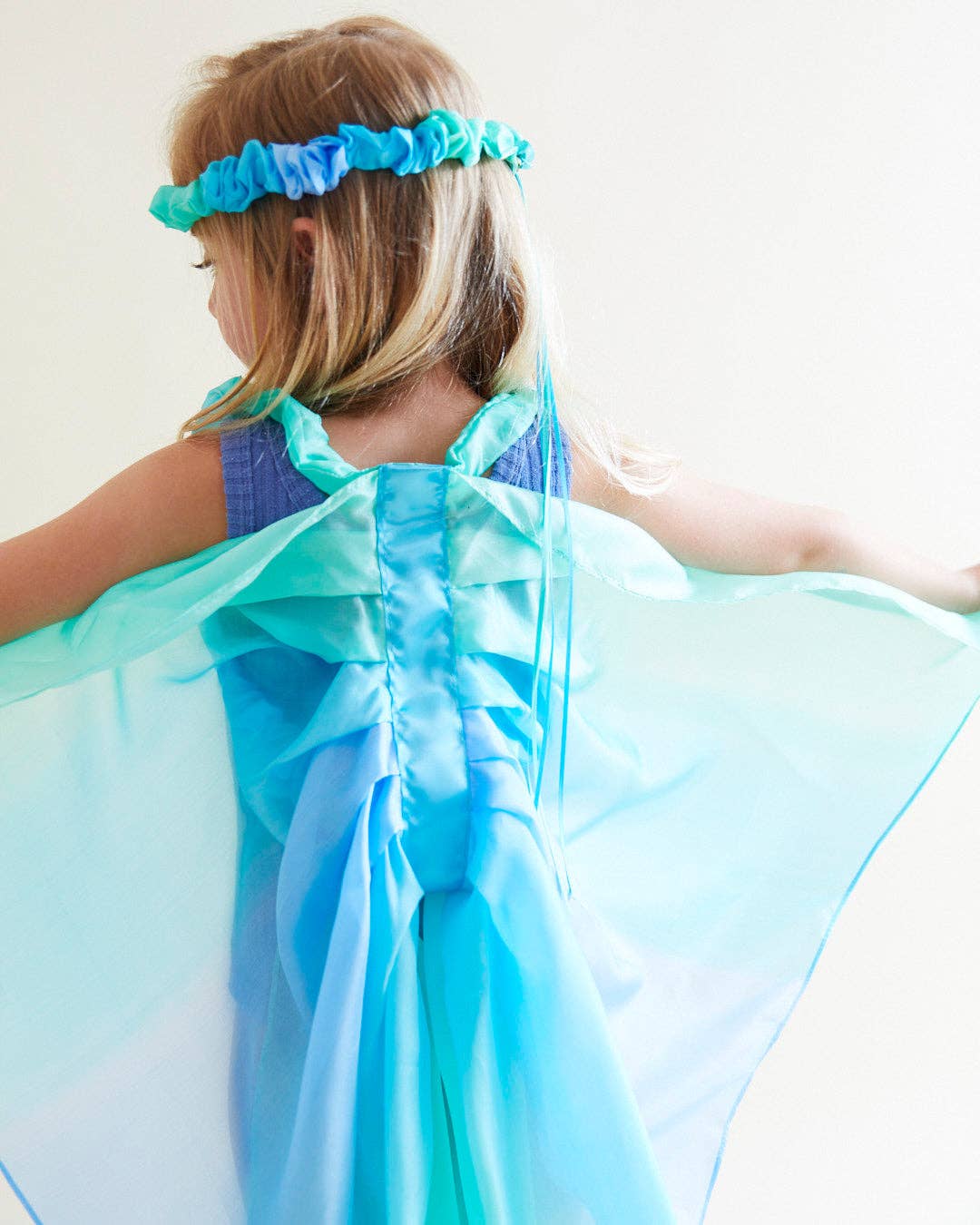 Sarahs Silk Silk Sea Wings - för Fairy Dress-Up Play - - MamaMilla