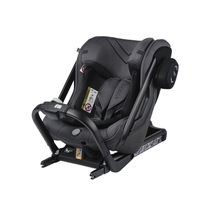 Axkid ONE 2 - Granit Melange - iSize 61-125 cm- ERBJUDANDE - 61-125 cm (3 månader till 7 år) - MamaMilla