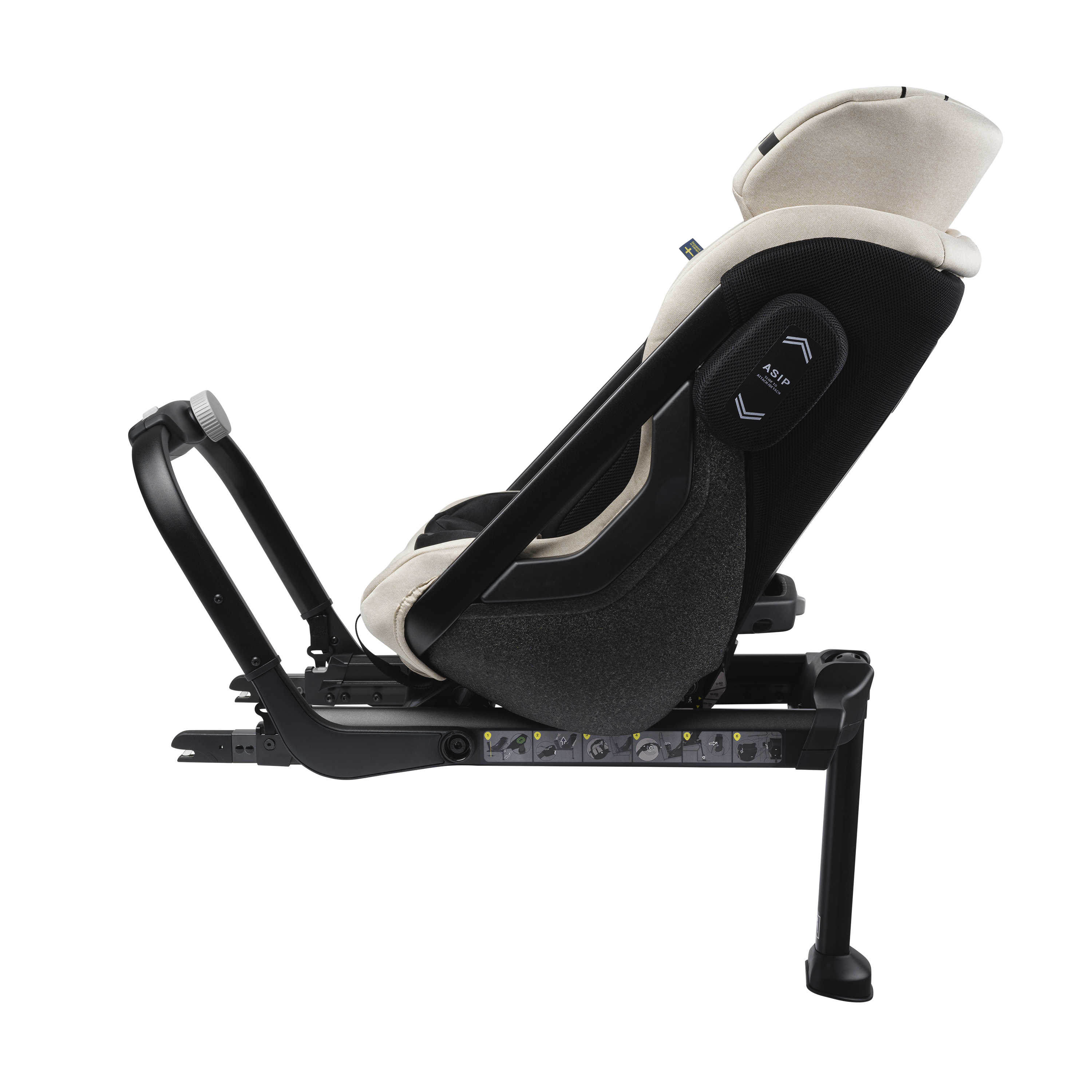 Axkid ONE 2 - Brick Melange - iSize 61-125 cm - 61-125 cm (3 månader till 7 år) - MamaMilla