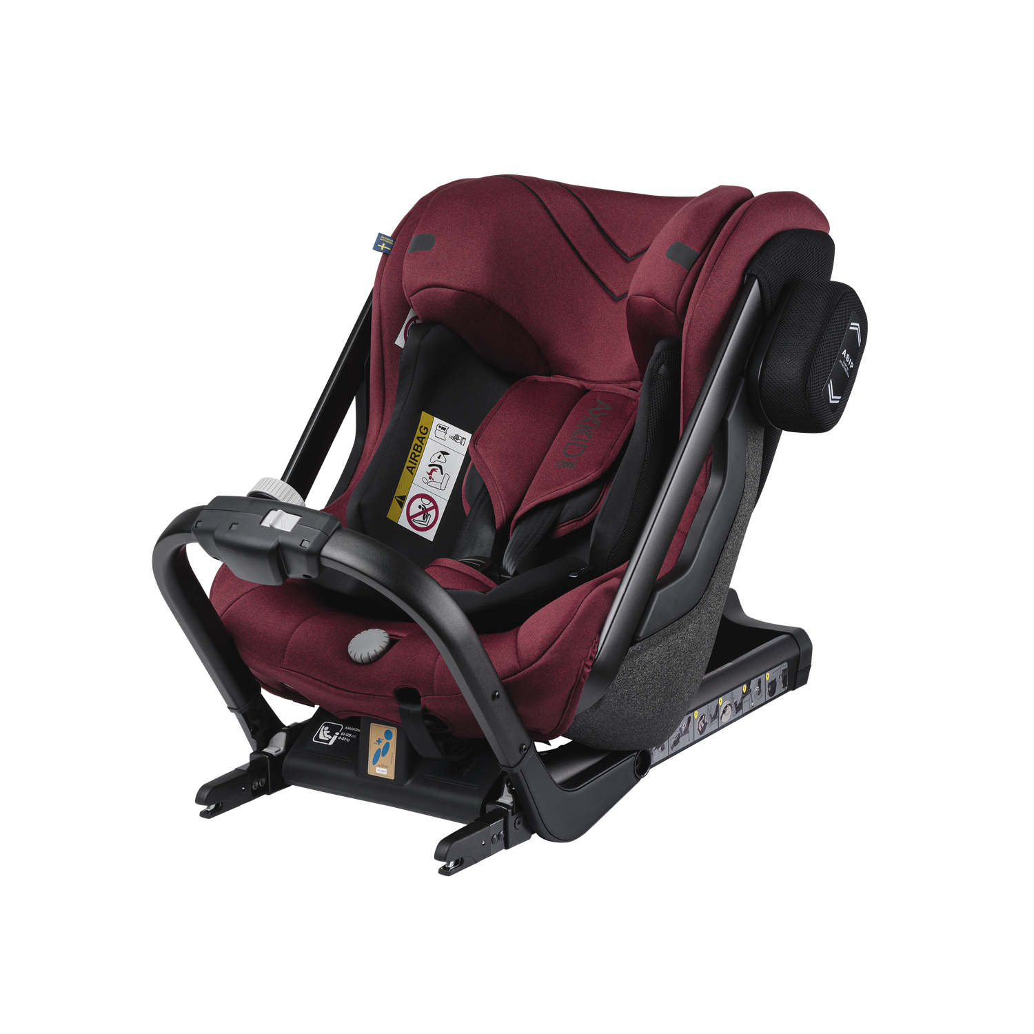 Axkid ONE 2 - Kakel Melange - iSize 61-125 cm - 61-125 cm (3 månader till 7 år) - MamaMilla