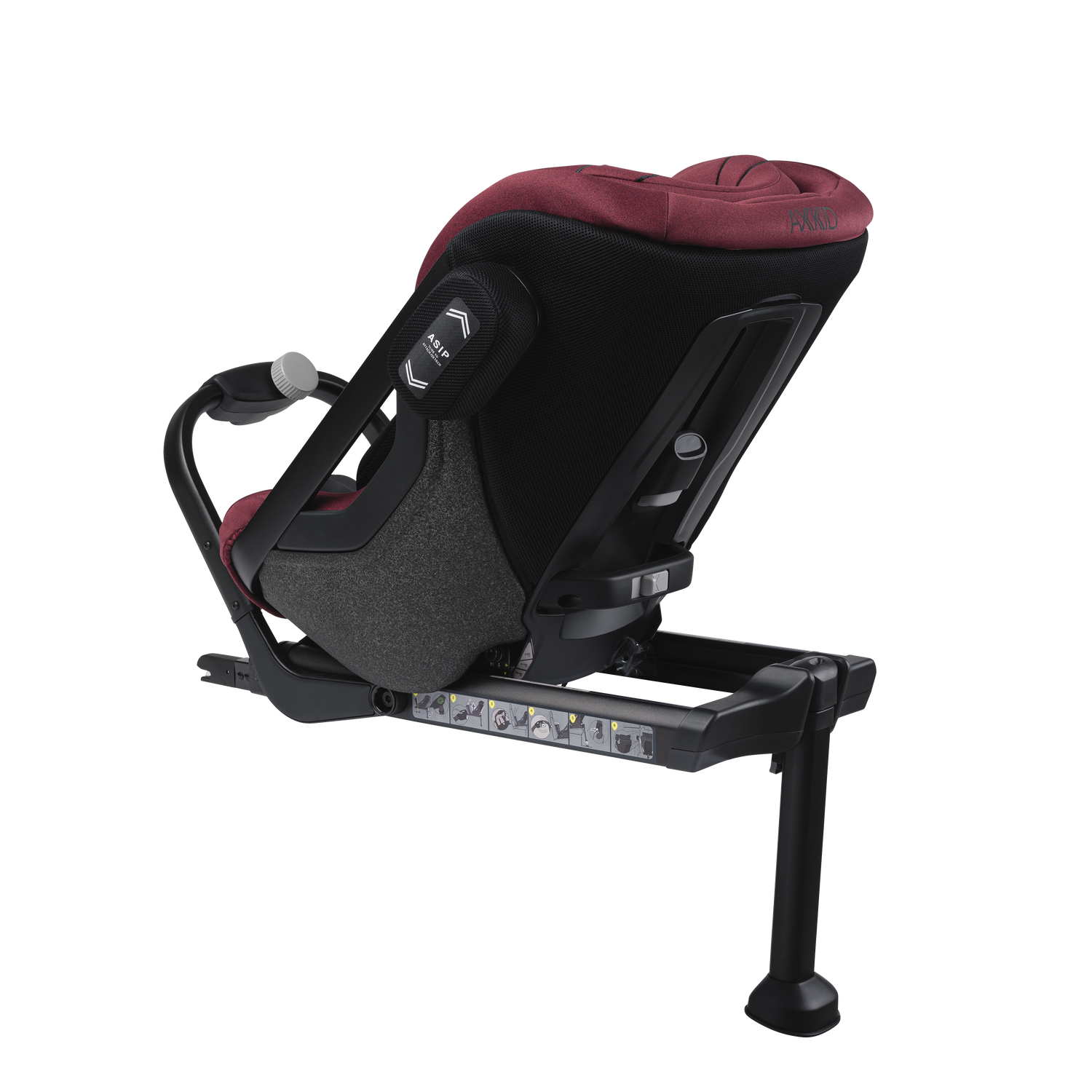 Axkid ONE 2 - Kakel Melange - iSize 61-125 cm - 61-125 cm (3 månader till 7 år) - MamaMilla