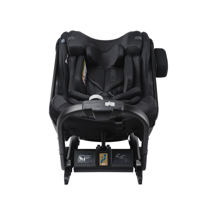 Axkid ONE+ 2 - Tjära - iSize 40-125 cm - 40-125 cm (Nyfödd till 7 år) - MamaMilla