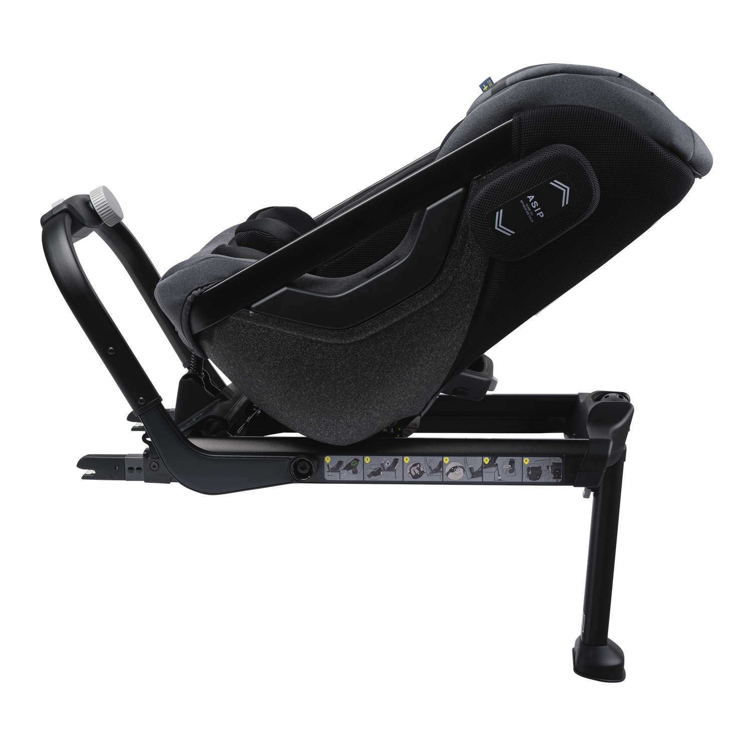 Axkid ONE 2 - Granit Melange - iSize 61-125 cm- ERBJUDANDE - 61-125 cm (3 månader till 7 år) - MamaMilla