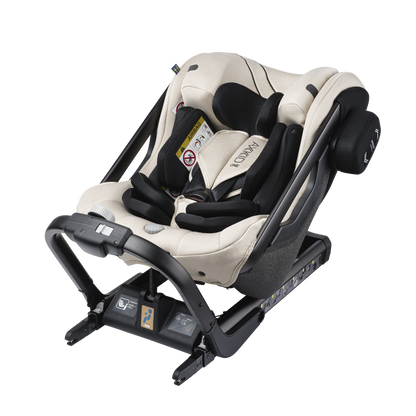 Axkid ONE+ 2 - Brick Melange - iSize 40-125 cm - 40-125 cm (Nyfödd till 7 år) - MamaMilla