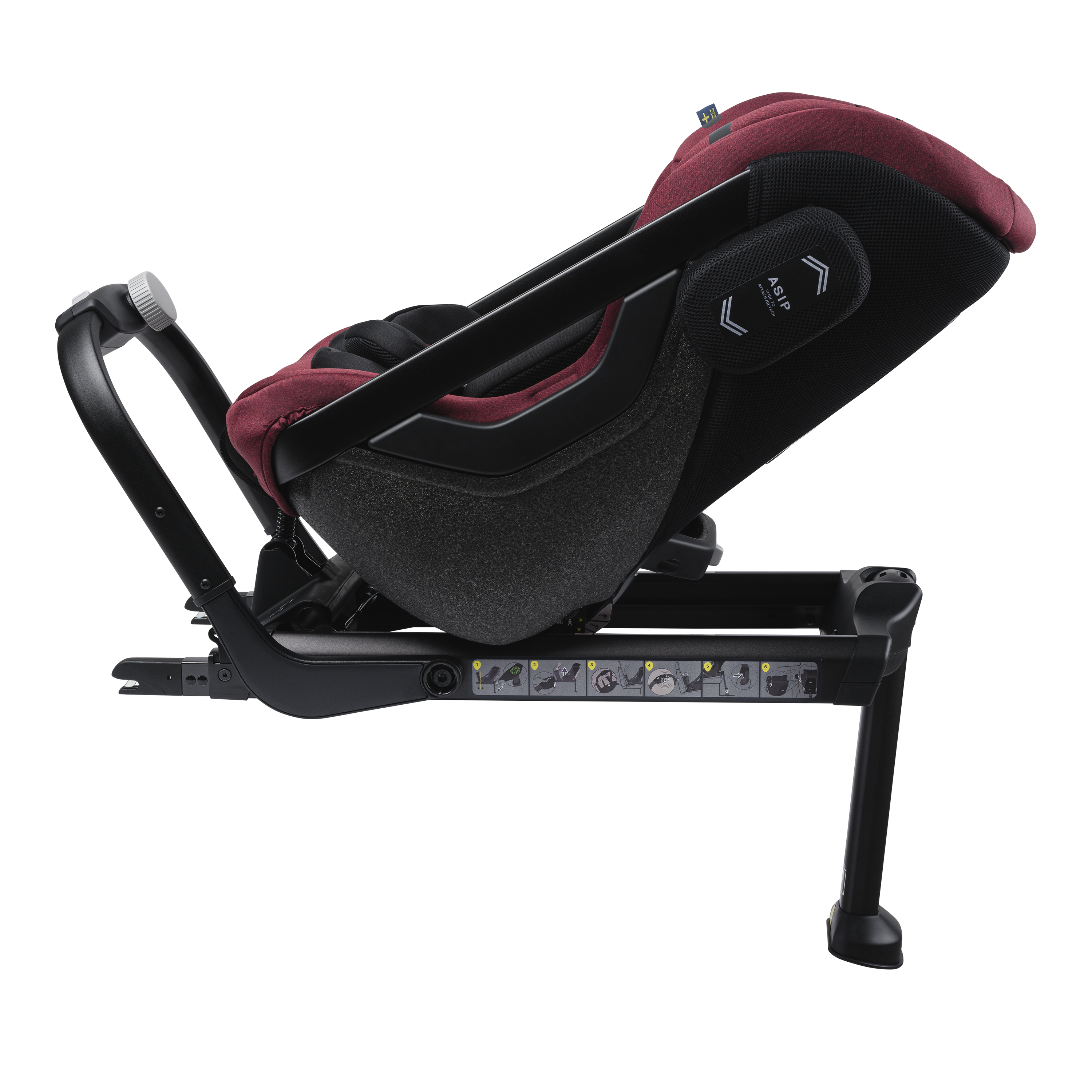 Axkid ONE 2 - Kakel Melange - iSize 61-125 cm - 61-125 cm (3 månader till 7 år) - MamaMilla