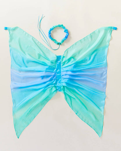Sarahs Silk Silk Sea Wings - för Fairy Dress-Up Play - - MamaMilla