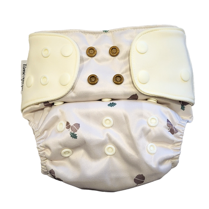 Svenska Skogen | Pocket blöja Stretch | 5-17kg: Humleblommor beige / Inga inlägg - - MamaMilla