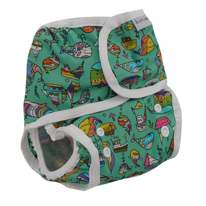 avo+cado groddskydd i en storlek (krok och ögla) - Funky Pineapples, Groovy Whales, Happy Turtles, Jungle Leaves, Avocado Heroes - - MamaMilla