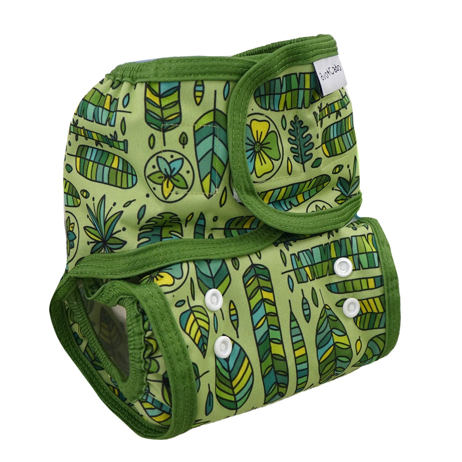 avo+cado groddskydd i en storlek (krok och ögla) - Funky Pineapples, Groovy Whales, Happy Turtles, Jungle Leaves, Avocado Heroes - - MamaMilla