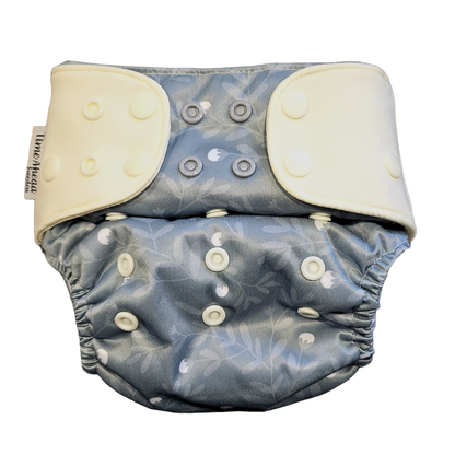 Svenska Skogen | Pocket blöja Stretch | 5-17kg: Humleblommor blå / Inga inlägg - - MamaMilla