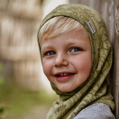 Mikk-line full face transitional hatt - Olivgrå - Hatt - MamaMilla