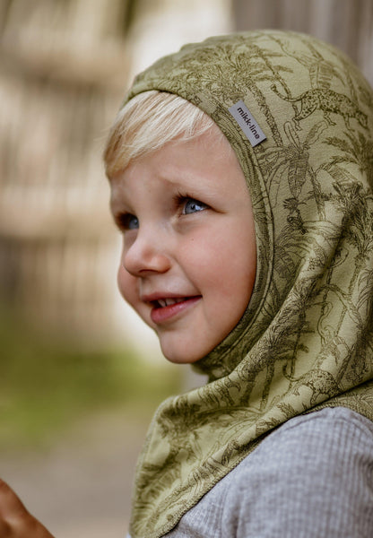 Mikk-line full face transitional hatt - Olivgrå - Hatt - MamaMilla