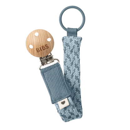 BIBS Dummy Cord Bensin/Baby Blue - MamaMilla