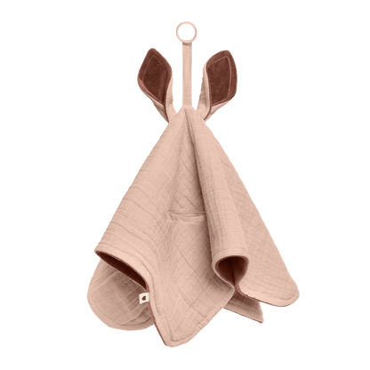 BIBS Kangaroo muslin napp "Blush" (ekologisk bomull) - MamaMilla