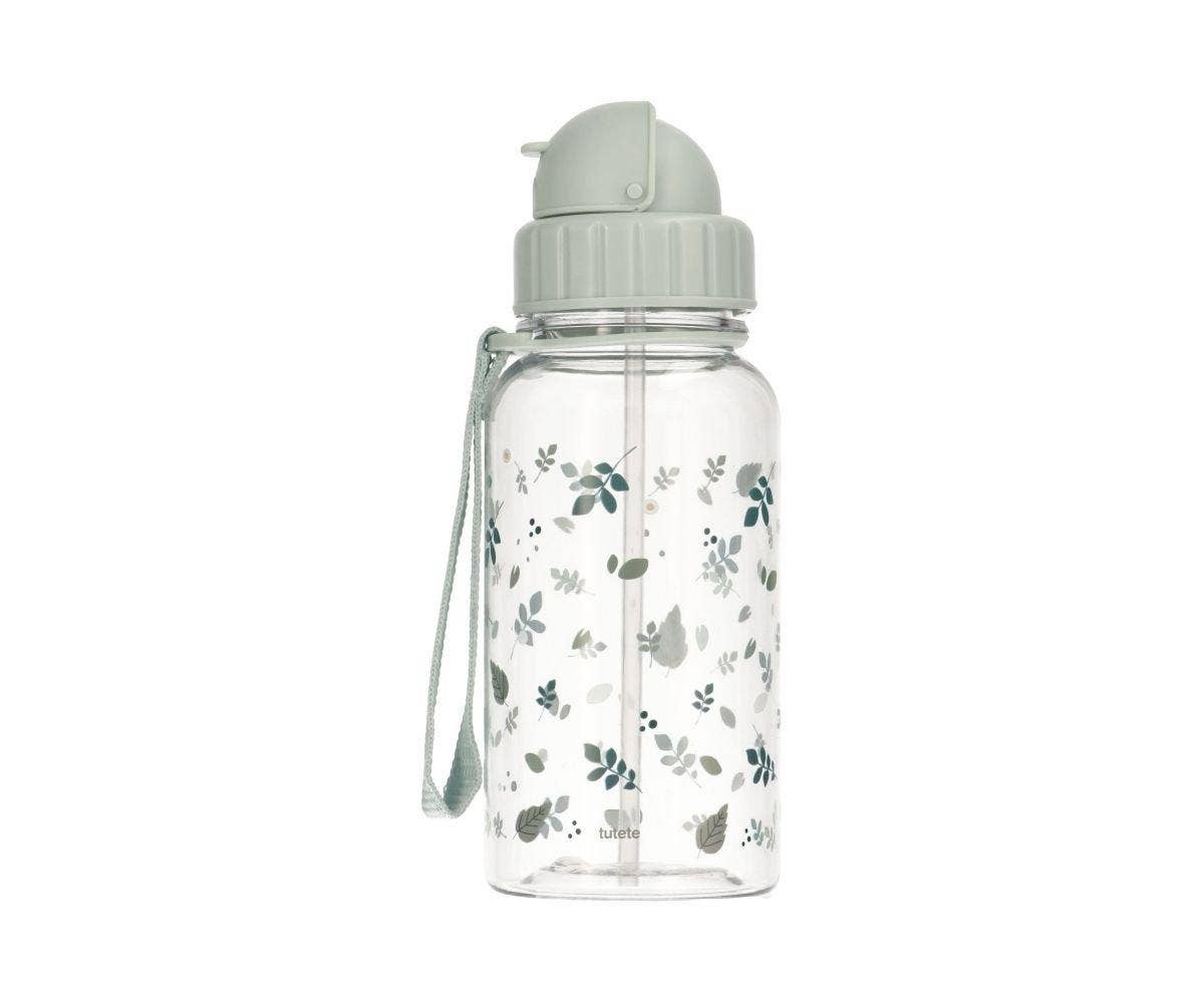 Pip dricksflaska i tritan plast - 500 ml - Leaves Sage - Plast dricksflaska - MamaMilla