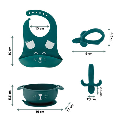 Babymoov Middagsset 6-12 månader - Blue Dog - Middagsset - MamaMilla