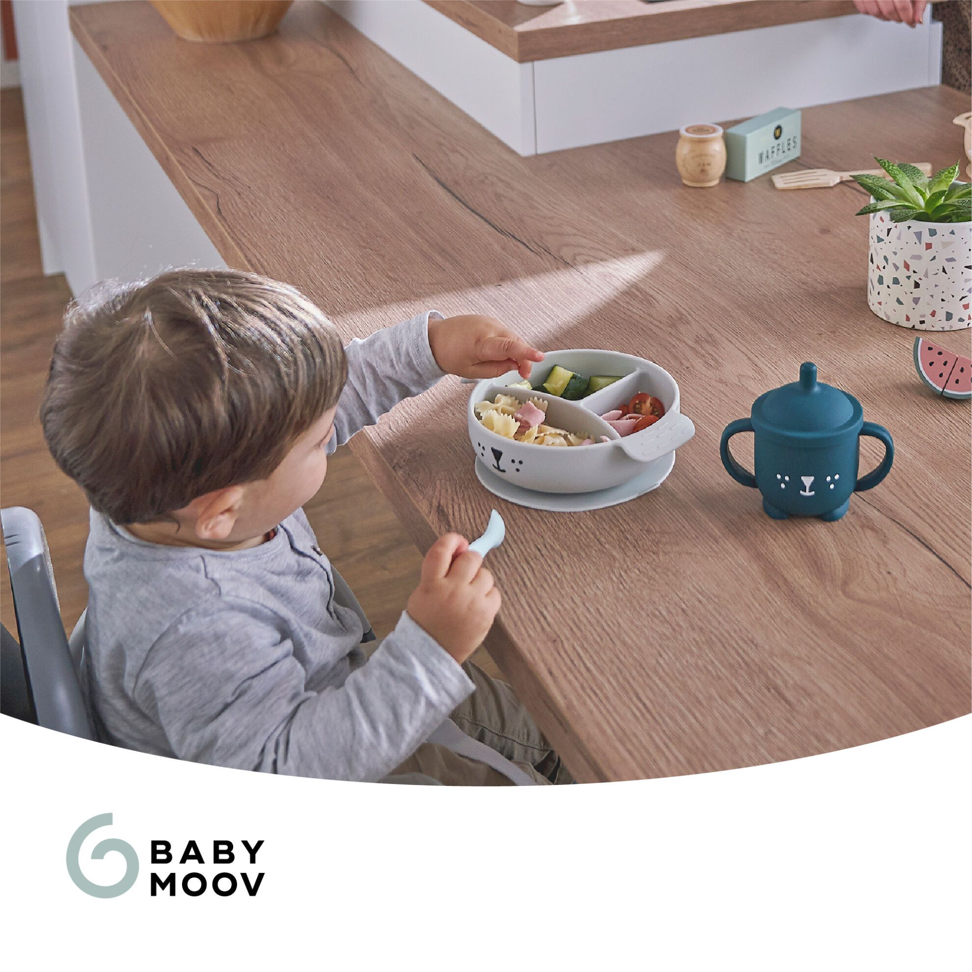 Babymoov Middagsset 12-24 månader - Blue Dog - Middagsset - MamaMilla