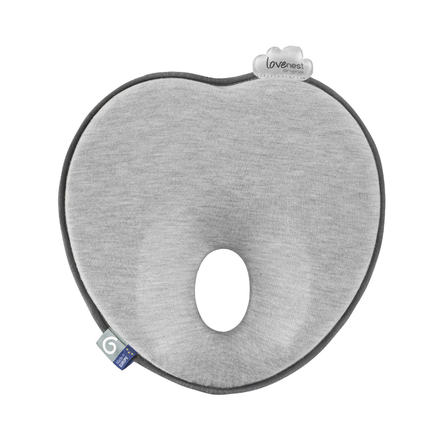 Babymoov Ergonomic Baby Kudde (Lovenest) - Grå (0-4m) - Baby huvudkudde - MamaMilla