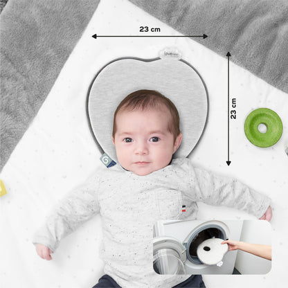 Babymoov Ergonomic Baby Kudde (Lovenest) - Grå (0-4m) - Baby huvudkudde - MamaMilla