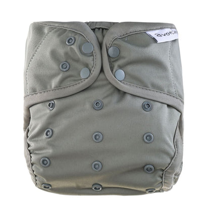 avo+cado One Size Explorer blöjöverdrag - Wildpflanzen, Naturküche, Knospen, Giersch, Sand, Pampasgras, Moss, Mauve, Blätter, Kräuter, Grey, Pusteblume - - MamaMilla