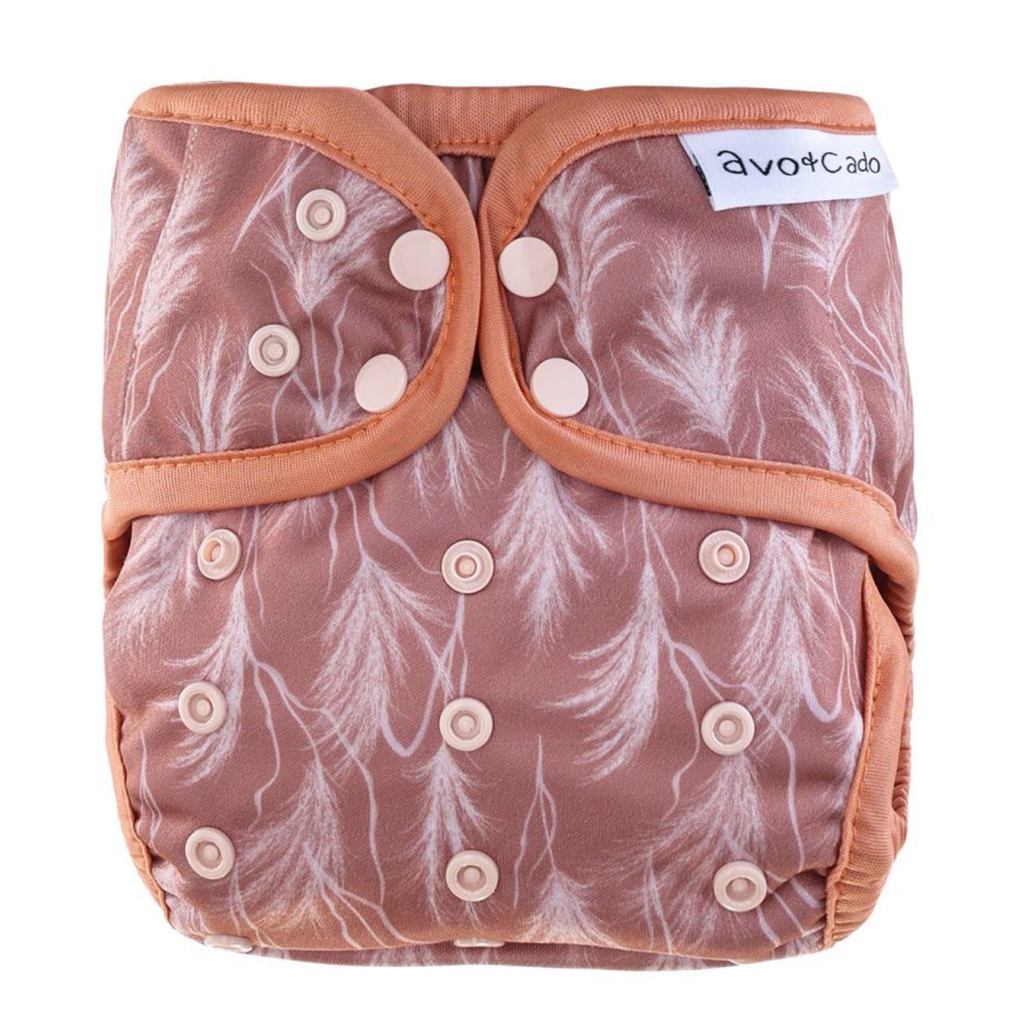 avo+cado One Size Explorer blöjöverdrag - Wildpflanzen, Naturküche, Knospen, Giersch, Sand, Pampasgras, Moss, Mauve, Blätter, Kräuter, Grey, Pusteblume - - MamaMilla