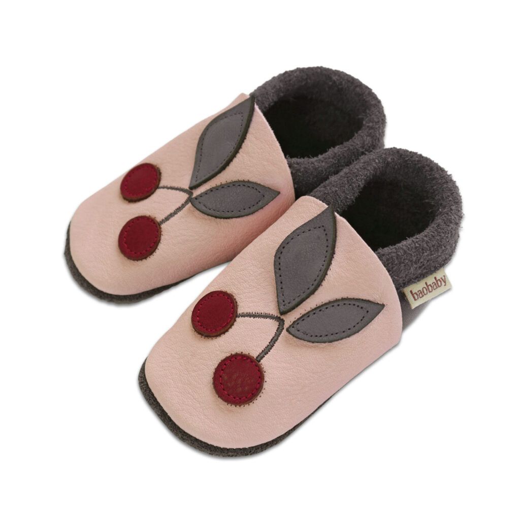 Baobaby Classic Baby Skor - Cherry Pop XL - - MamaMilla