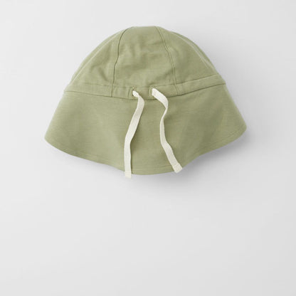 Cloby Sunhat UPF 50+ Olivgrön/Sandstrand 0-6m - - MamaMilla