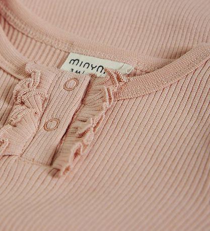 Minymo Body in Rib - Mahogny Rose - Body - MamaMilla
