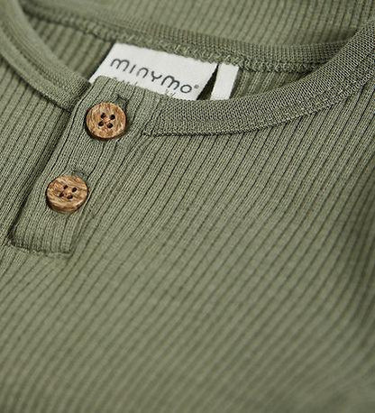 Minymo Body in Rib - Deep Lichen Green - Body - MamaMilla