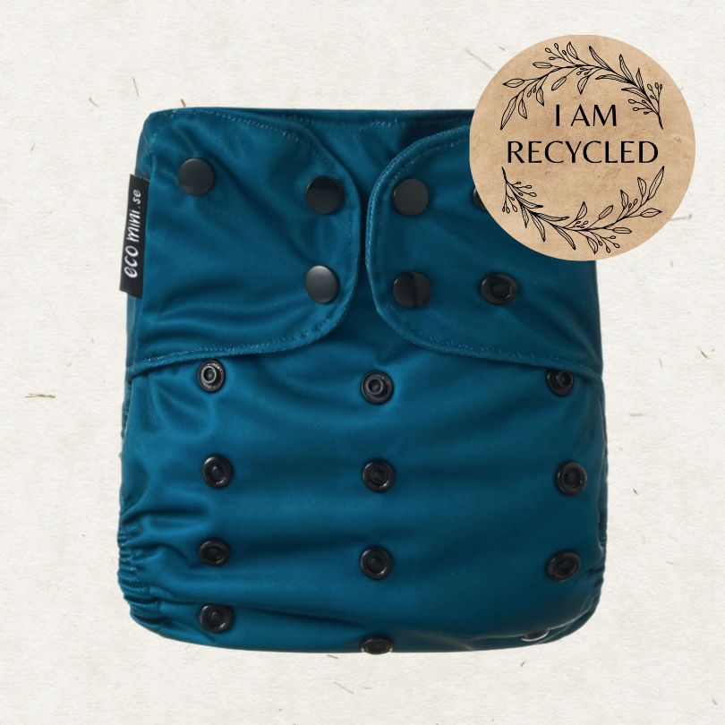 One Size Bamboo Pocket blöja. Midnatt - - MamaMilla