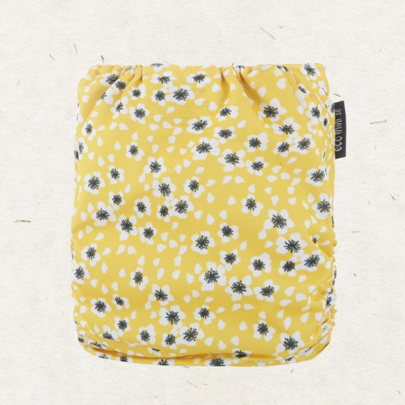 One Size Bamboo Pocket blöja. Blossom - - MamaMilla