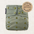 One Size Coolmax Pocket Diaper. Moss - - MamaMilla