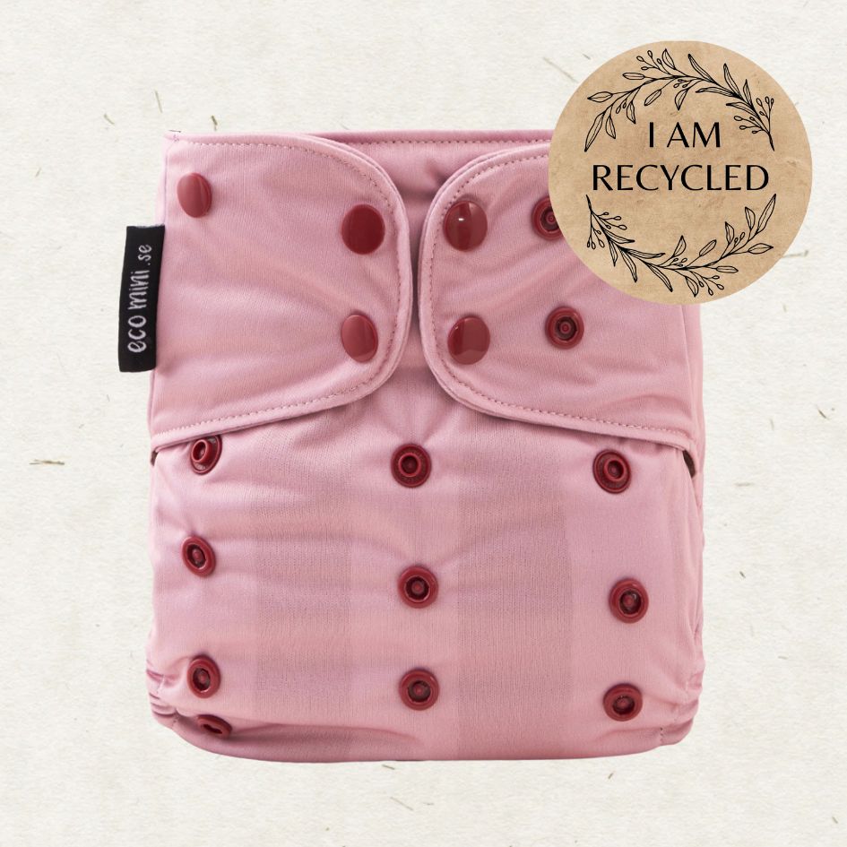One Size Coolmax fickblöja. Vintage Rose - - MamaMilla