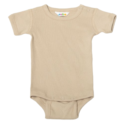 Joha body i ekologisk bomull - Beige - Body - MamaMilla
