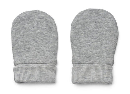 Liewood babyvantar m/tumme - Alta - Light Grey Melange - vantar - MamaMilla