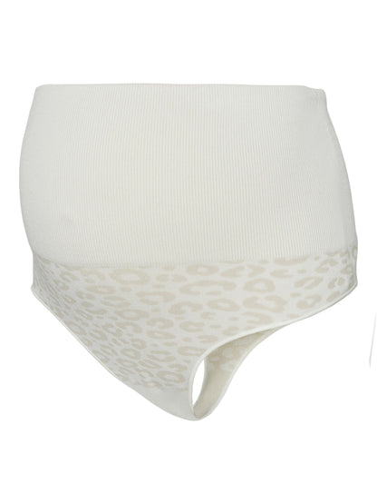 Mamalicious sömlösa graviditetstrosor med g-string 2-pack - Snövit Leo - Underkläder - MamaMilla