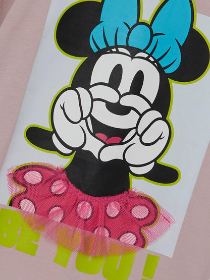 Name it långärmad t-shirt - Minnie Mouse - Violet ice - t-shirt - MamaMilla