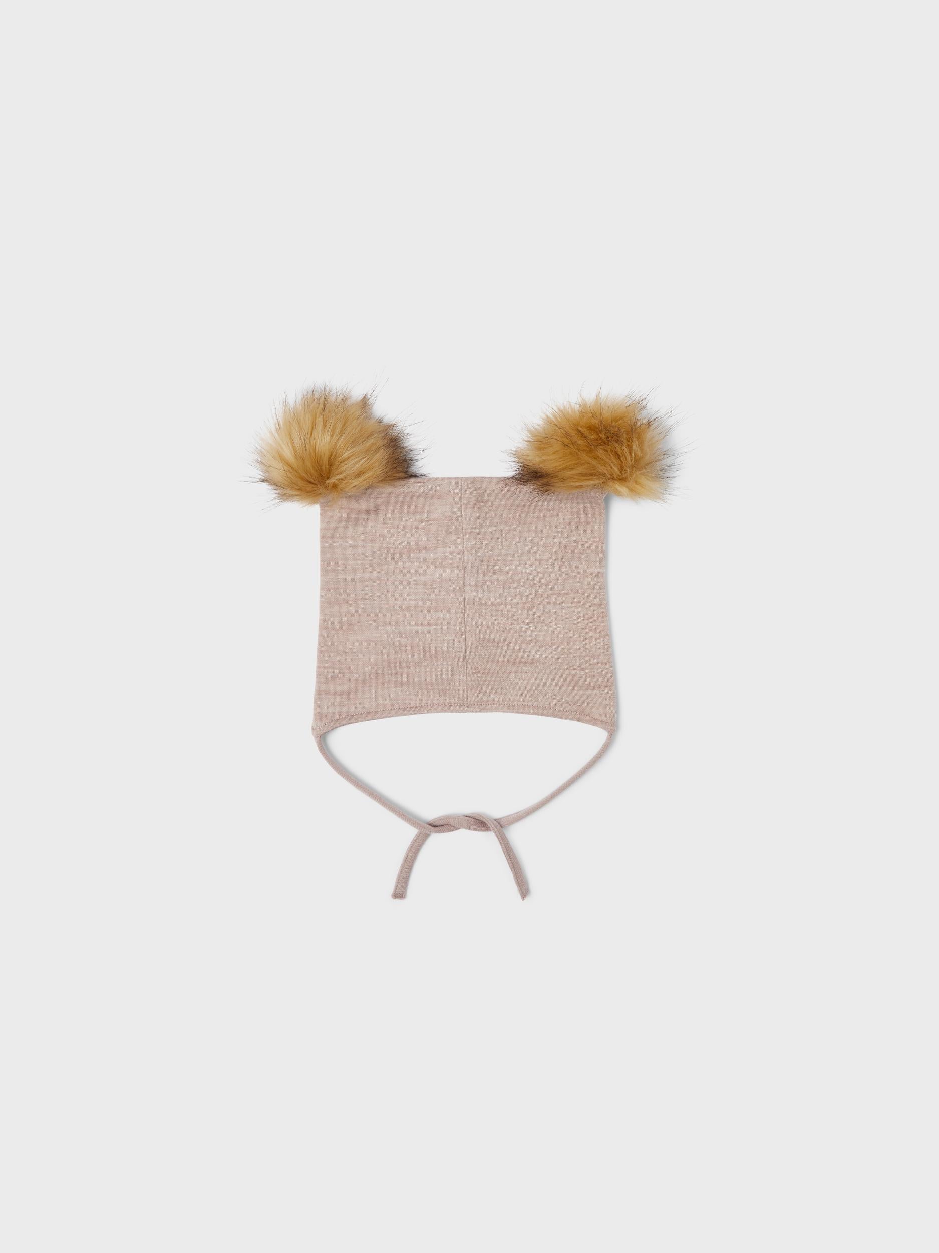 Name it Mössa i ull med Pom Pom - Wuppo - Sphinx - Babymössa - MamaMilla