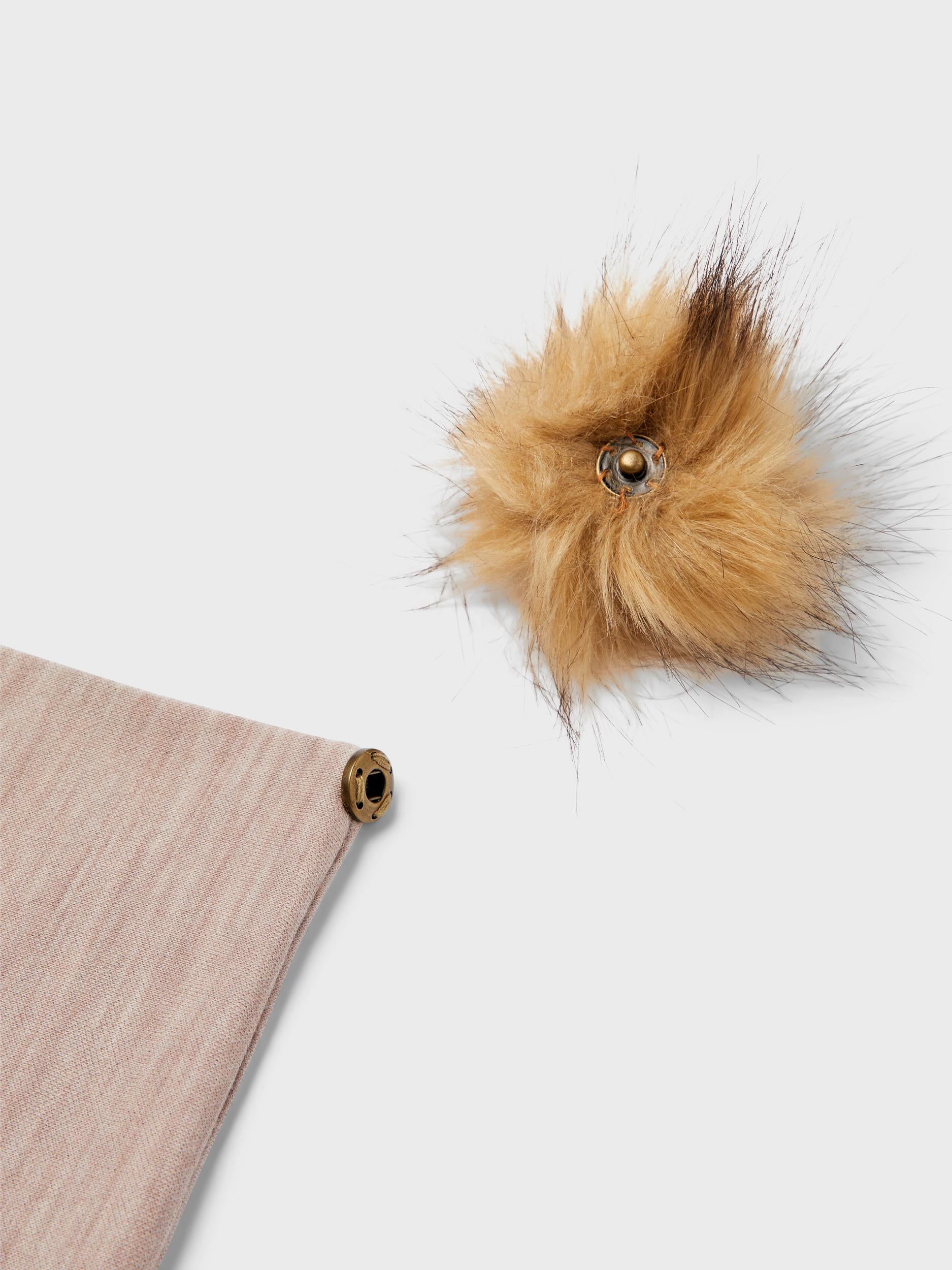 Name it Mössa i ull med Pom Pom - Wuppo - Sphinx - Babymössa - MamaMilla