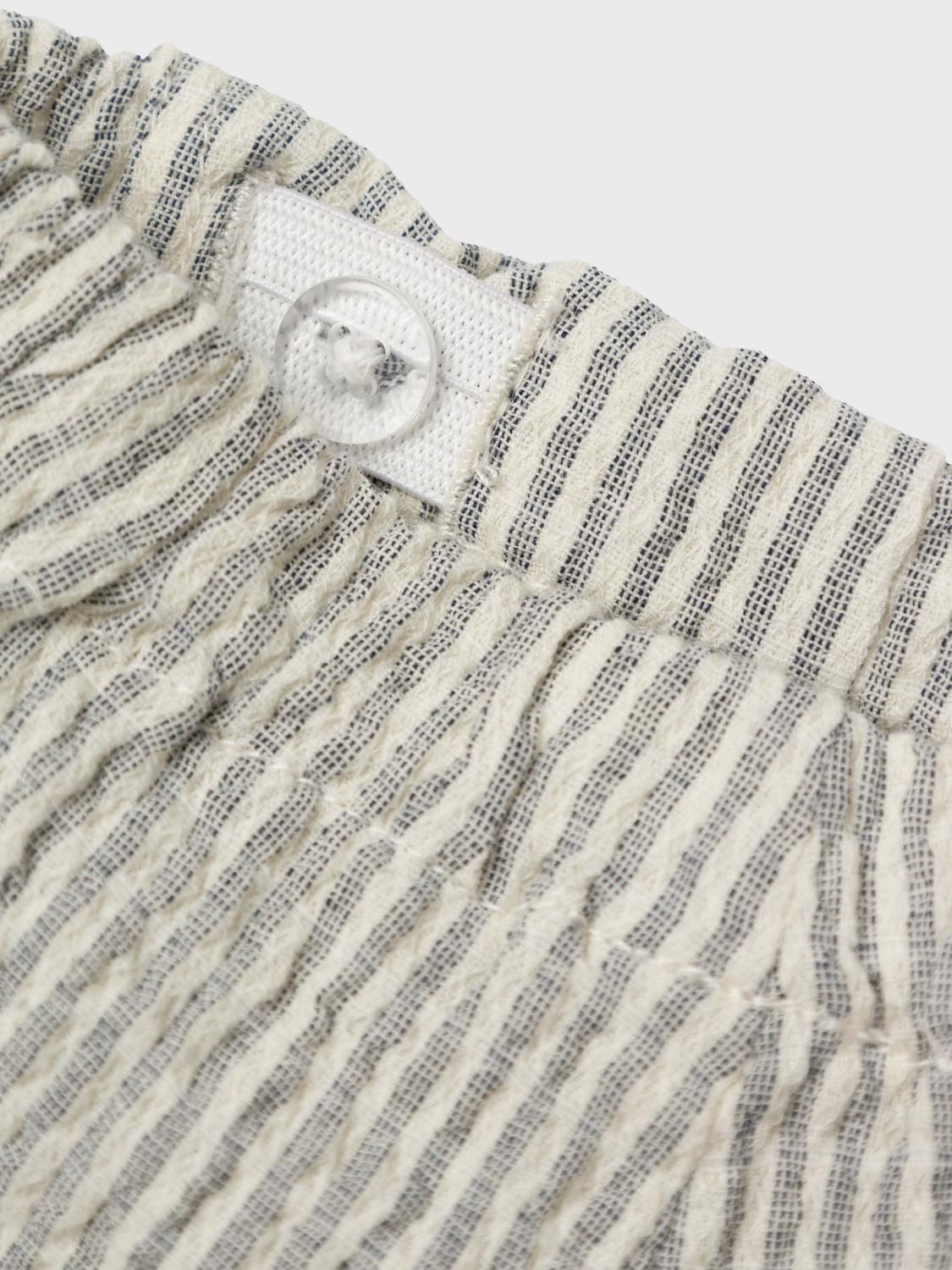 Name it bukser i bomuld - Blå striber - Bukser - MamaMilla