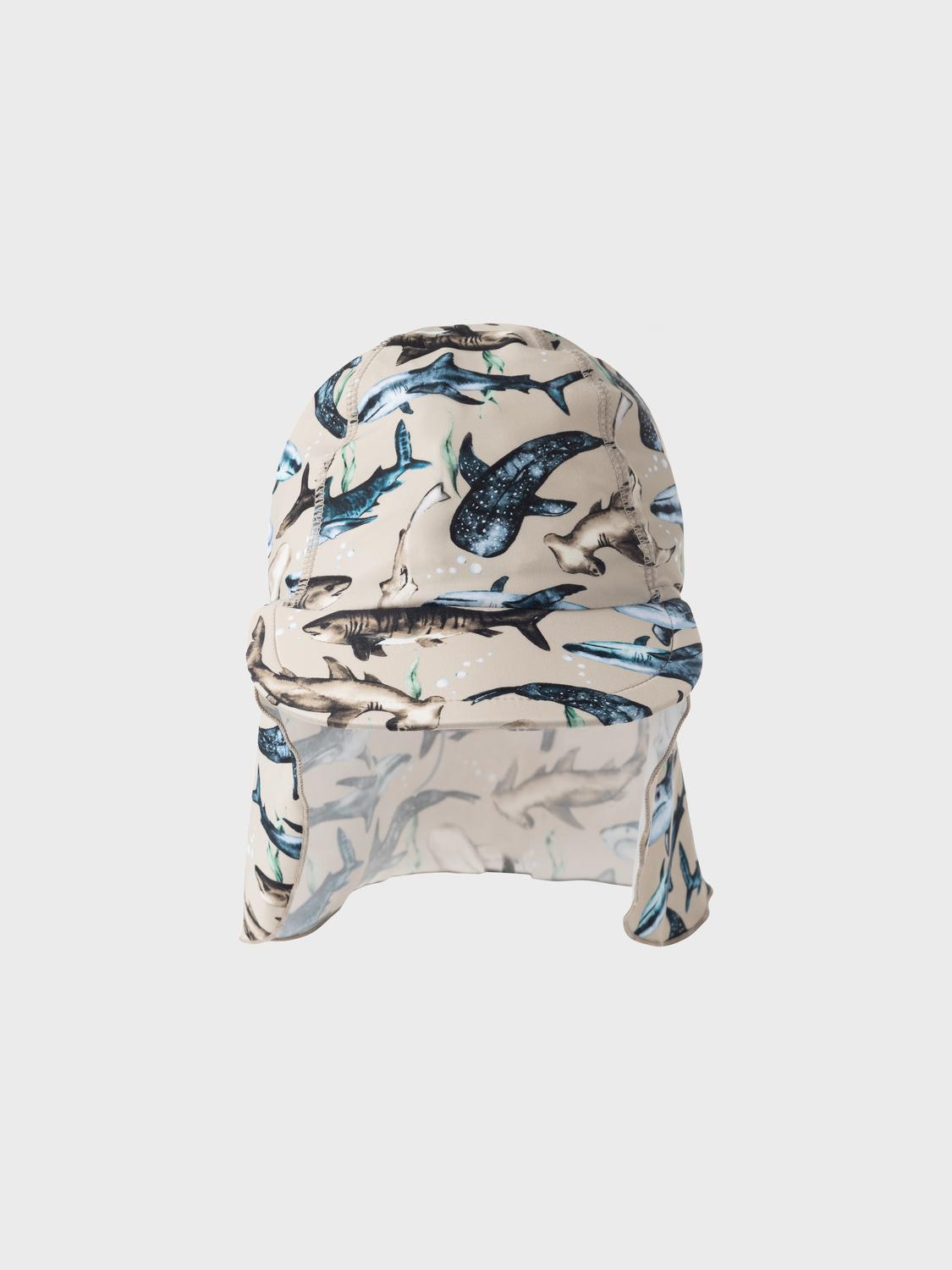 Name it sol- och badhatt med skugga - Zilo - Pure Cashmere - Solhatt - MamaMilla