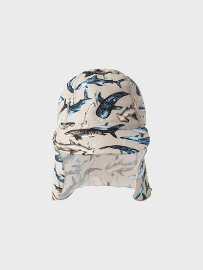 Name it sol- och badhatt med skugga - Zilo - Pure Cashmere - Solhatt - MamaMilla