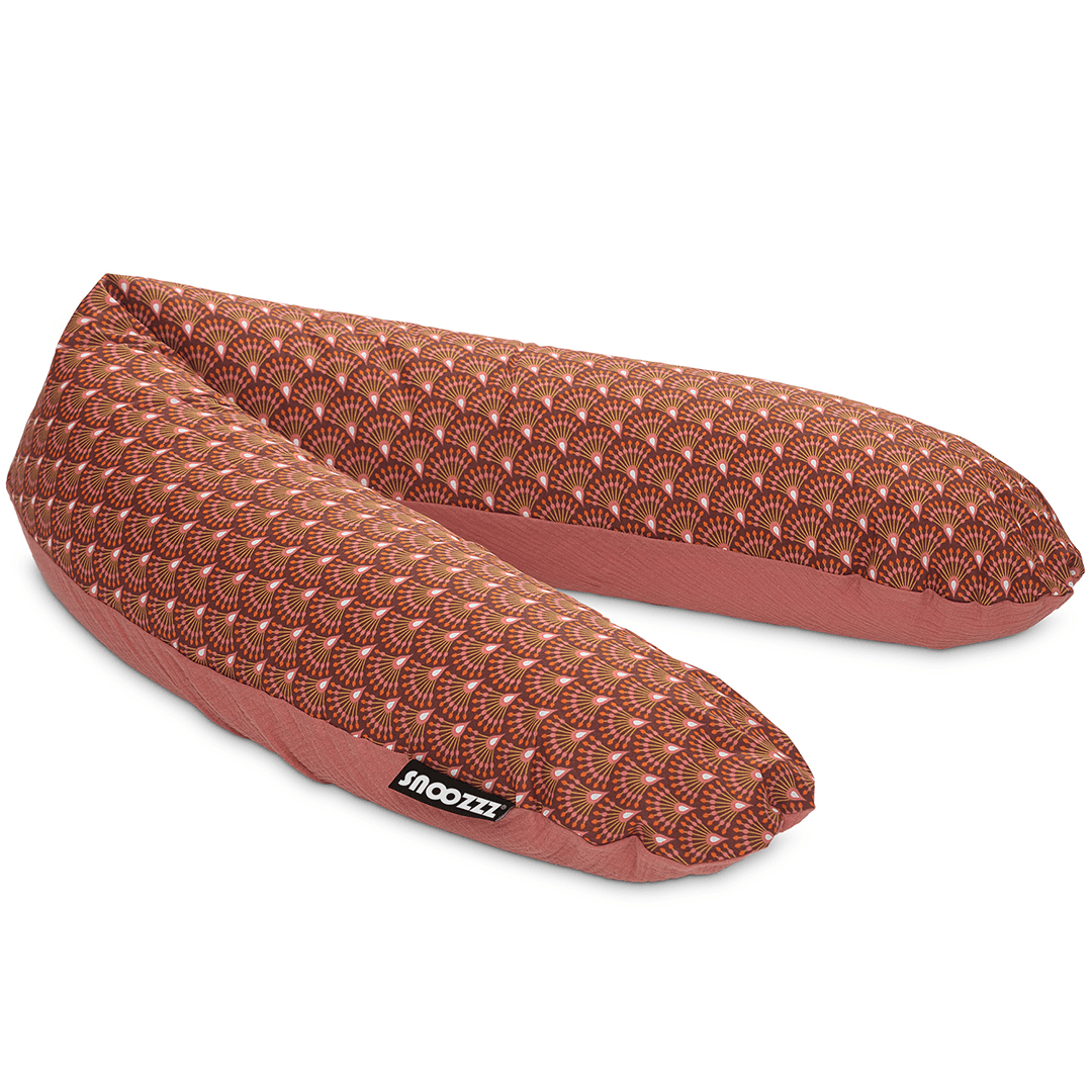 Snoozzz Graviditet &amp; Amningskudde - Ginza Marsala - Amningskudde - MamaMilla